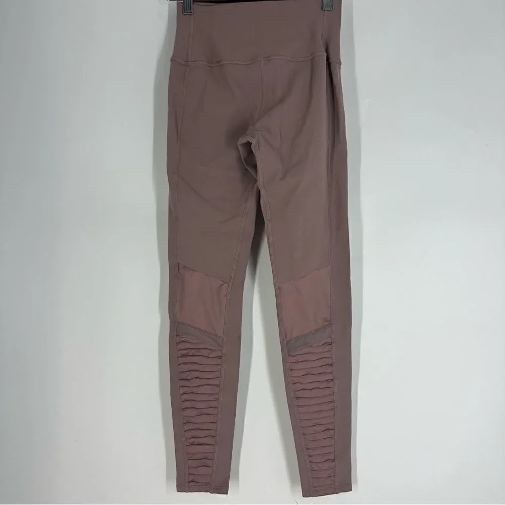 ALO YOGA Blush Pink Moto Leggings Sz XS
